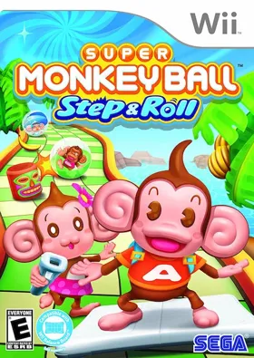 Super Monkey Ball- Step & Roll box cover front